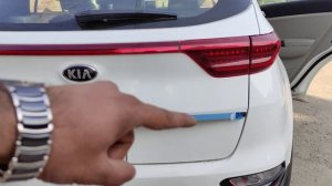 KIA Sportage Best Car Chrome Accessories | KIA Sportage Rear Door Middle Lamp Trim Chrome