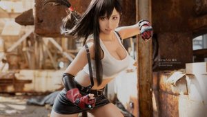 COSPLAY HANE AME video clip Tifa lockhart original version  1