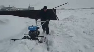 Уборка снега ,культиватор "Идеал"
