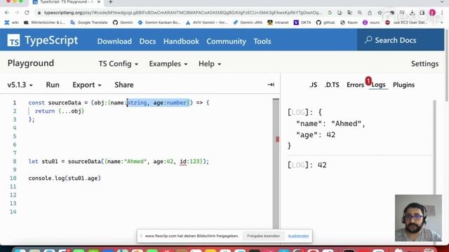 typescript generic type arabic