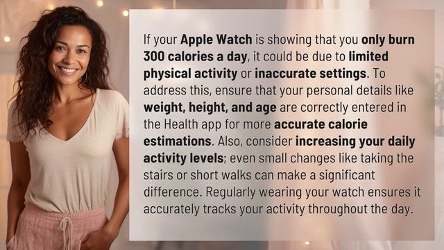Why does my Apple Watch say I only burn 300 calories a day? смотреть онлайн