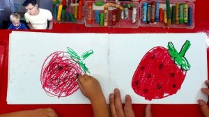 Для МАЛЫШЕЙ - рисуем ЯГОДКУ с Павликом