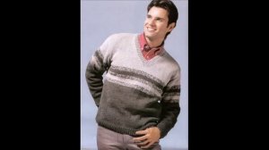 Вязание спицами мужской пуловерВязание спицами мужской пуловер