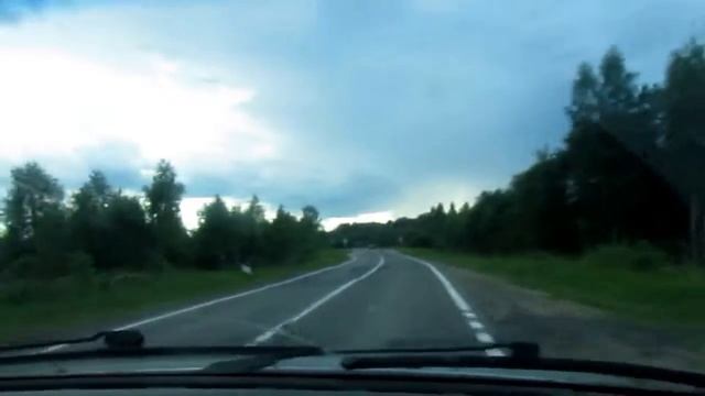 Russian roads. Дорога Рыбинск-Глебово 06.07.2014. Навстречу нам дачники спешат по домам смотреть онлайн