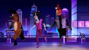 Шаффл на крыше 3D Танцы
