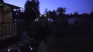 Для  подписчика. Так работает фонтан на солнечной батарее вечером. Всего 20 мин. Ссылка в описании