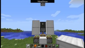 Как сделать легкий поршневой лифт - Minecraft