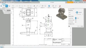 How to make 2D drawing in Autodesk Fusion 360