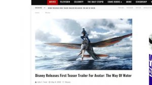 AVATAR: THE WAY OF WATER Teaser Trailer Drops... Is It Another Tech Demo?