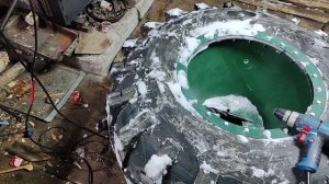 Колеса для вездехода караката. Модернизация колес низкого давления. Штуцера для дисков.