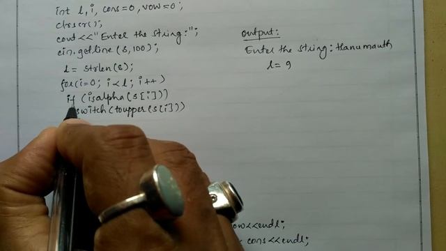 program to count the total number of vowels and consonants in a string | 1st puc computer science смотреть онлайн