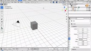 Как заблокировать выделение объекта / Blender