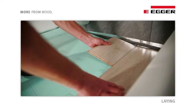 Укладка ламината EGGER aqua + в ванной смотреть онлайн