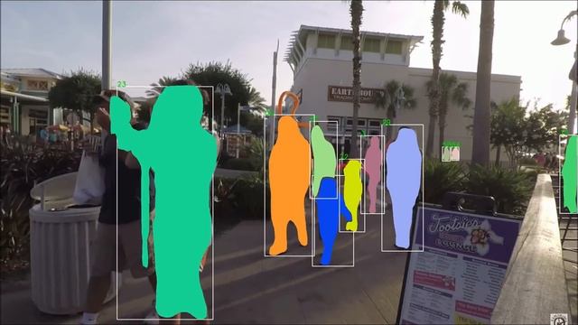 deep SORT in video which contains more objects(After) смотреть онлайн