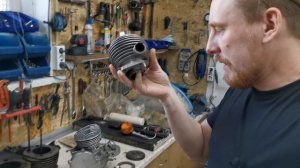 Советский двигатель Д6. Новый зверёк в нашей мастерской.