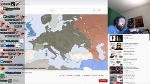 Forsen Reacts to World War II Every Day with Army Sizes