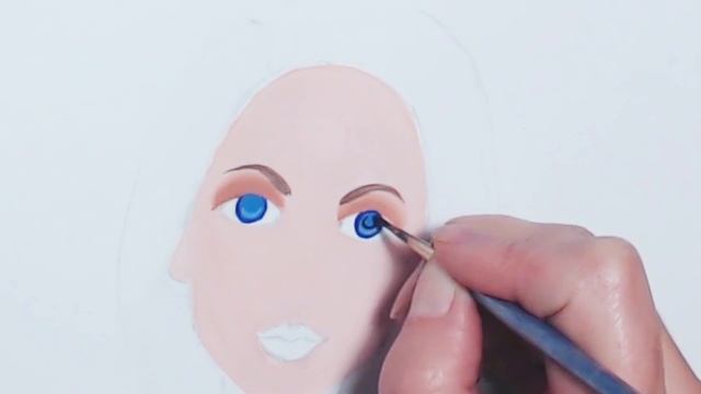 Как нарисовать матрешку, личико, irishkalia смотреть онлайн