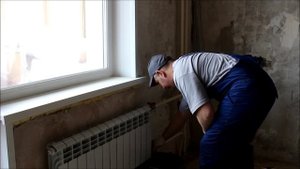 Как снять батарею отопления