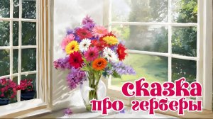 Алмазная мозаика. Сказка про герберы.