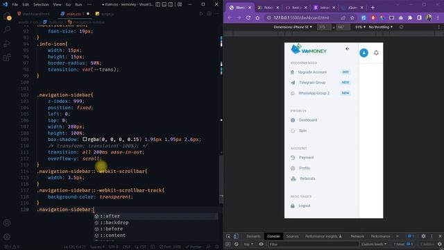 Create A Responsive Admin Dashboard Template Using Bootstrap 5 & JavaScript | Sidebar Menu Template
