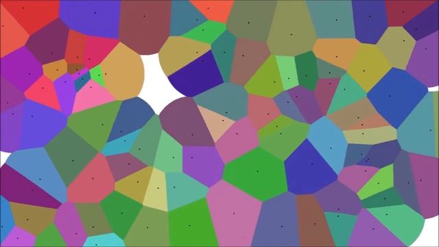 Steve's Generative Art. Geometric 13 – Voronoi Radial Growth смотреть онлайн