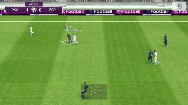 PSG vs ZENIT |PES 20 MOBILE| смотреть онлайн