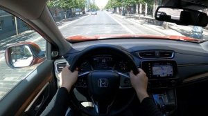 Honda CR-V Lifestyle 193HP 4WD POV test drive . 4K GoPRO test drive.  Honda CR-V city drive .