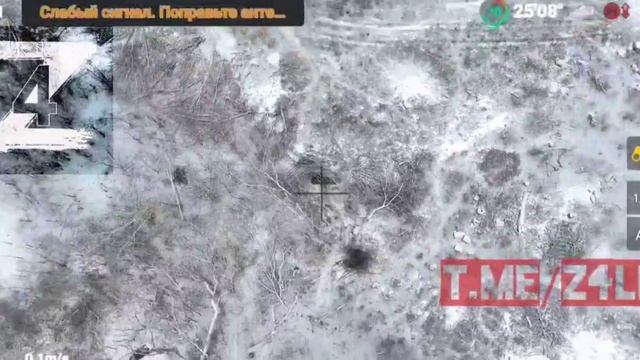 Работа операторов дронов по отслеживанию и выковыриванию украинской пехоты из схронов в лесу. смотреть онлайн