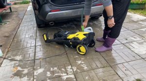 Как хранить авто-мойку высокого давления ( KARCHER K 5 )❄️зимой ❄️
