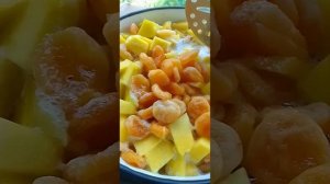 Варю сок из тыквы с курагой!??