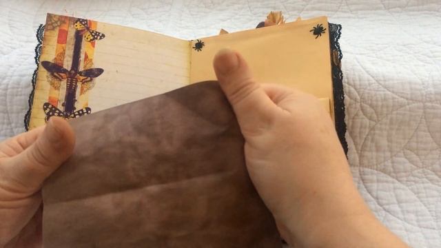 SOLD - DT JUNK JOURNAL FOR CALICO COLLAGE - HALLOWED GOTHIC смотреть онлайн