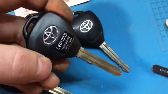 Замена корпуса ключа Toyota смотреть онлайн