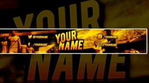 FIFA 17 YouTube Banner Template - Free Download (PSD)