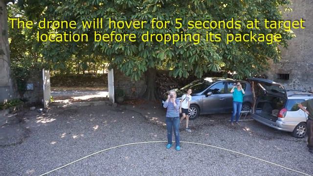 Drone package Delivery Mission - AirbotServices X8 - Pixhawk - APM:Copter V3.2.1 смотреть онлайн