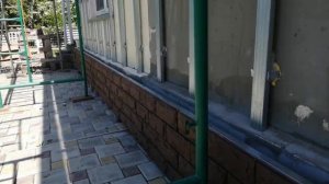 Монтаж фасадных панелей. Цокольный сайдинг. Часть первая.
