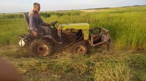 Переделка роторной косилки под перед минитрактора