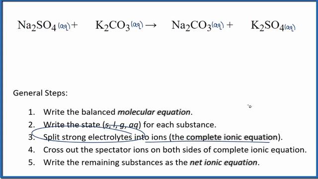 How to Write the Net Ionic Equation for Na2SO4 + K2CO3 = Na2CO3 + K2SO4 смотреть онлайн
