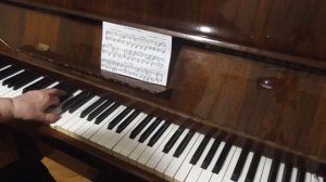 Разучиваем на ф-но:Гречанинов Грустная песенка (Красивейшая пьеса)