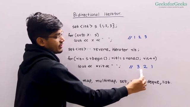 Bidirectional Iterator | GeeksforGeeks C/CPP смотреть онлайн