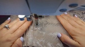 Как шить двойной иглой и лапкой для защипов