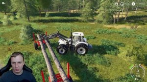 Перевозка леса на Metaltech Longwood в Farming Simulator 19