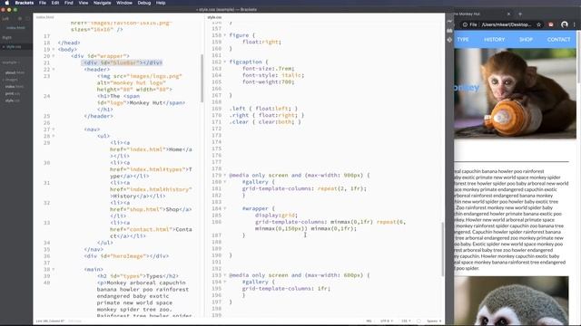 Responsive Grid Layout with Media Queries смотреть онлайн
