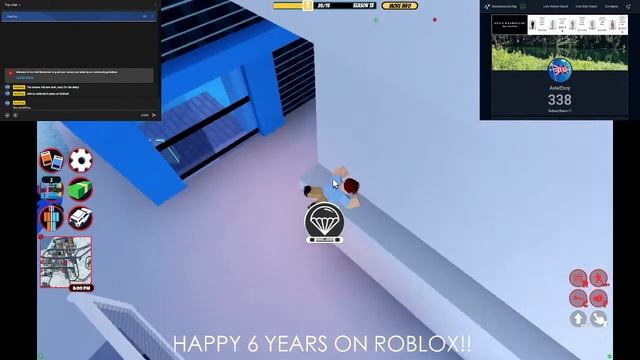 6 YEARS ON ROBLOX! (THANK YOU FOR ALL THE SUPPORT!!!) - LIVESTREAM! смотреть онлайн