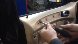 BMW X5 E53 Снятие обшивки двери