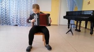 Чигарева Алина -  польская народная песня "Кукушечка", Л. Архипова "День рожденья"