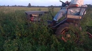 Самодельный трактор с центробежным сцеплением