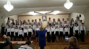 Старший хор ДМШ им.Н.П.Ракова. "Не ветер вея с высоты".