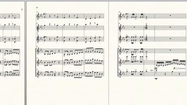 SSBM OST - Fountain of Dreams String Quartet Sheet Music