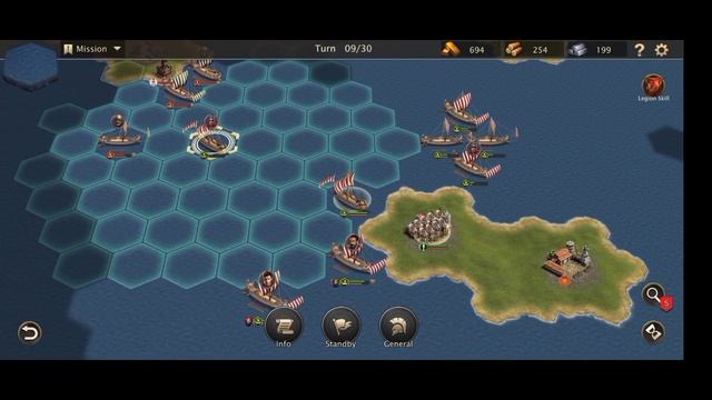 3-2 Battle Of The Aegates Island ( Chapter 3 Punic Wars ) Grand War: Rome Strategy Games смотреть онлайн