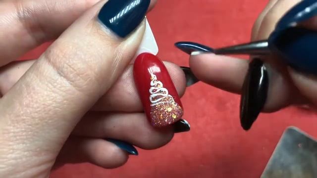 Новогодний маникюр ?? || Новогодняя ёлка ? смотреть онлайн